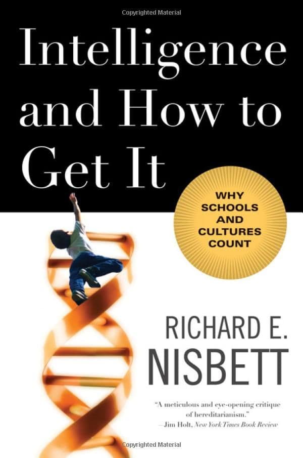 Intelligence and How to Get It: Why Schools and Cultures Count