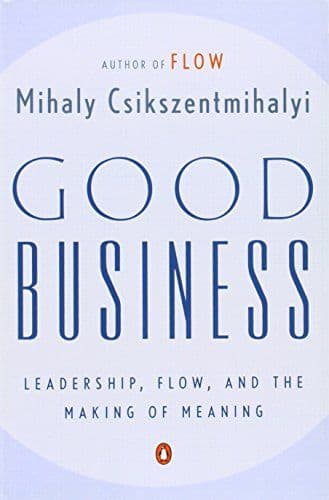 Good Business: Leadership, Flow, and the Making of Meaning